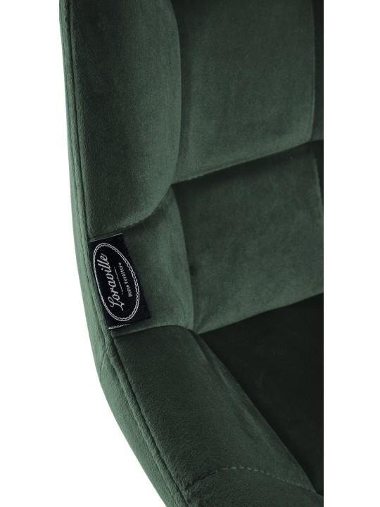 Taburete de bar Weston terciopelo, verde oscuro Taburete de bar Weston terciopelo, verde oscuro