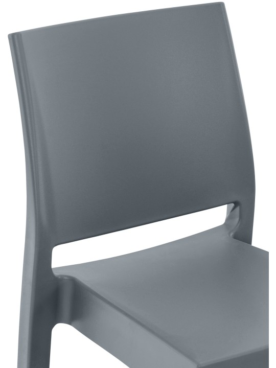 Juego de 2 taburetes de bar Maya, gris oscuro Juego de 2 taburetes de bar Maya, gris oscuro