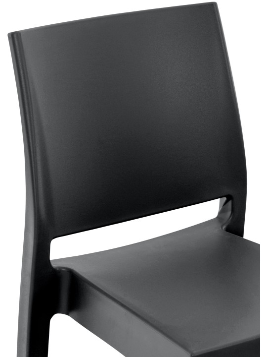 Juego de 2 taburetes de bar Maya, negro Juego de 2 taburetes de bar Maya, negro