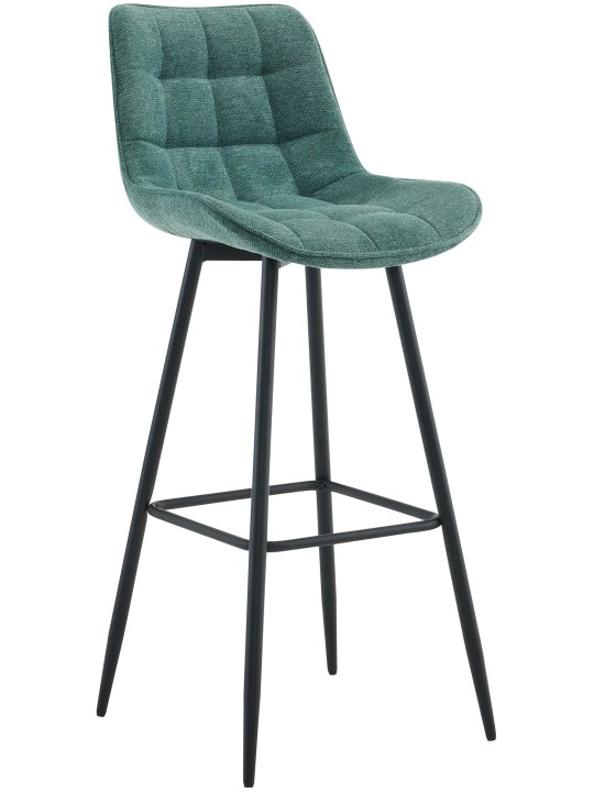 Taburete de bar tela Dartford, verde Taburete de bar tela Dartford, verde