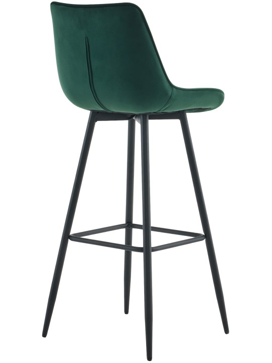 Taburete de bar Dartford terciopelo, verde Taburete de bar Dartford terciopelo, verde