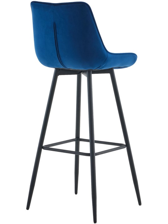 Taburete de bar Dartford terciopelo, azul Taburete de bar Dartford terciopelo, azul