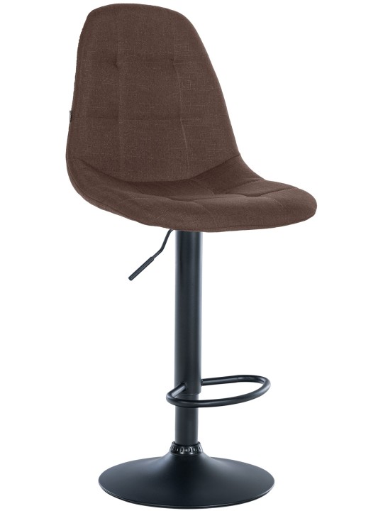 Taburete de bar Elmore tela B, marrón