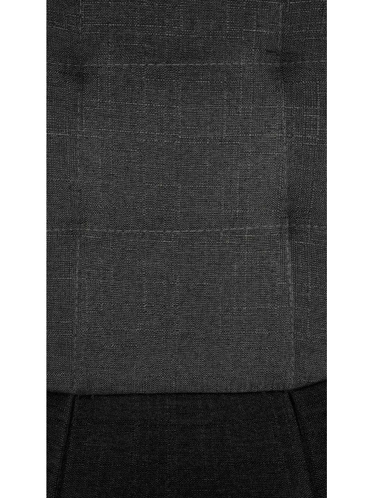 Taburete de bar Elmore tela C, gris oscuro