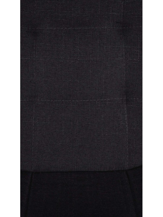 Taburete de bar Elmore tela W, negro