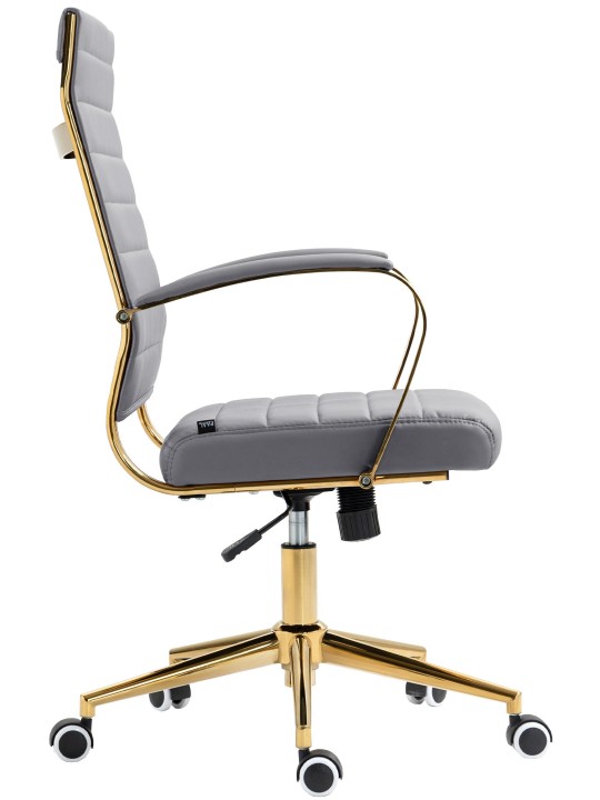 Silla de oficina Havana polipiel, gris Silla de oficina Havana polipiel, gris