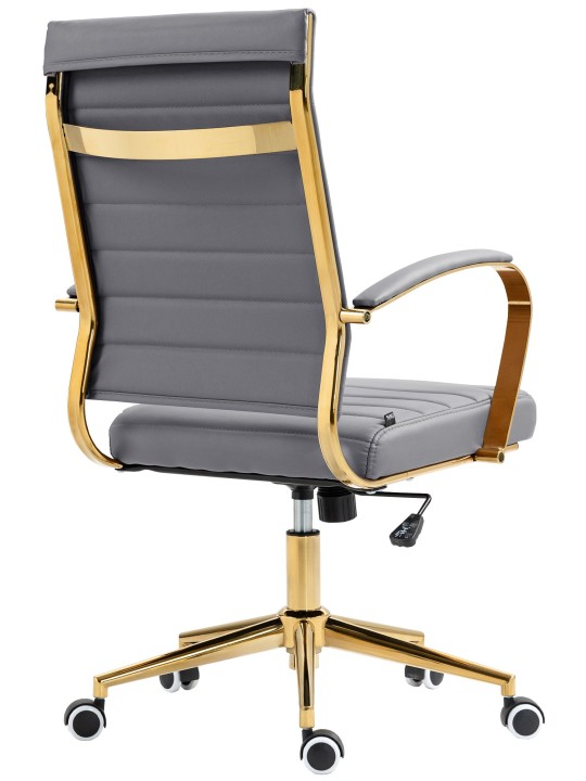 Silla de oficina Havana polipiel, gris Silla de oficina Havana polipiel, gris