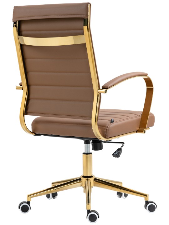 Silla de oficina Havana polipiel, marrón claro Silla de oficina Havana polipiel, marrón claro