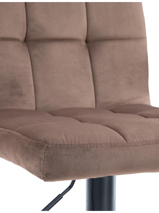 Taburete de bar Perú terciopelo, marrón