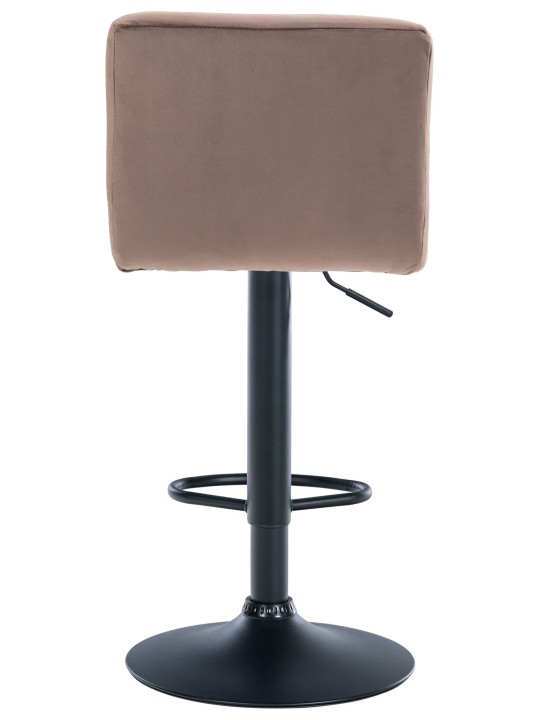 Taburete de bar Perú terciopelo, marrón