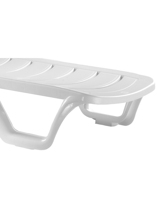 Juego de 10 tumbonas Bahama, blanco Juego de 10 tumbonas Bahama, blanco