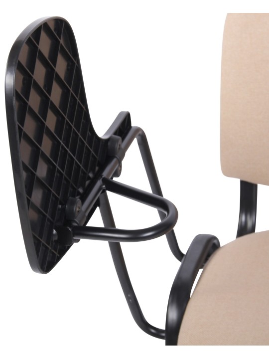 Conjunto de 4 sillas Ken con mesa plegable de tela, crema