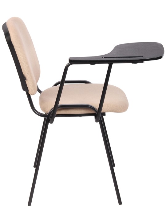 Conjunto de 4 sillas Ken con mesa plegable de tela, crema