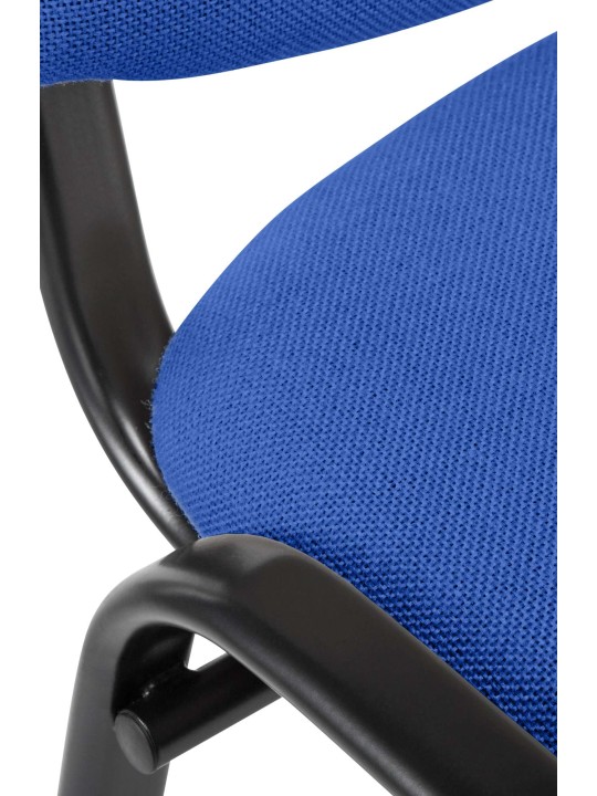 Silla de visita Ken tela, azul Silla de visita Ken tela, azul