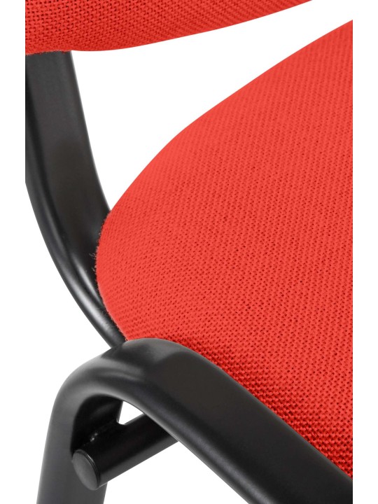 Silla de visita Ken tela, rojo Silla de visita Ken tela, rojo