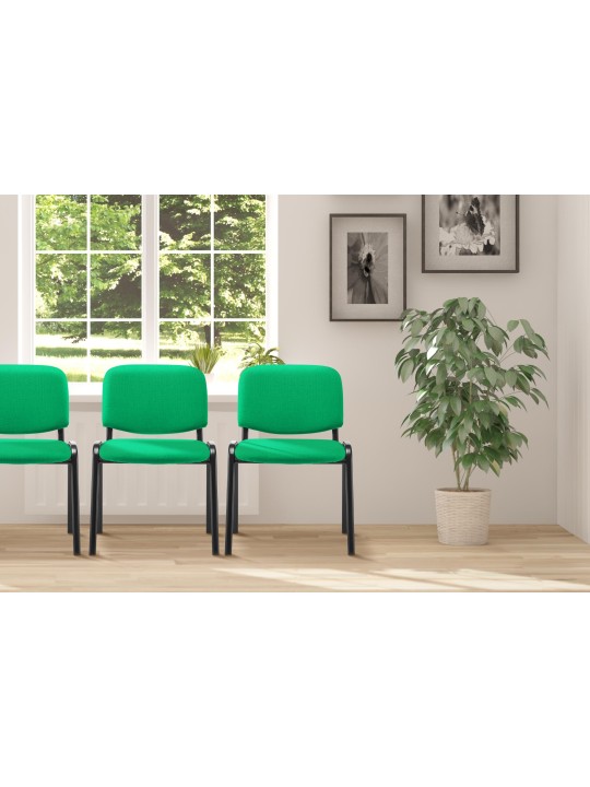 Silla de visita Ken tela, verde Silla de visita Ken tela, verde