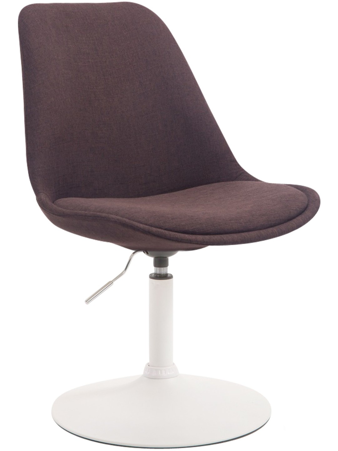 Silla Maverick W tela, marrón