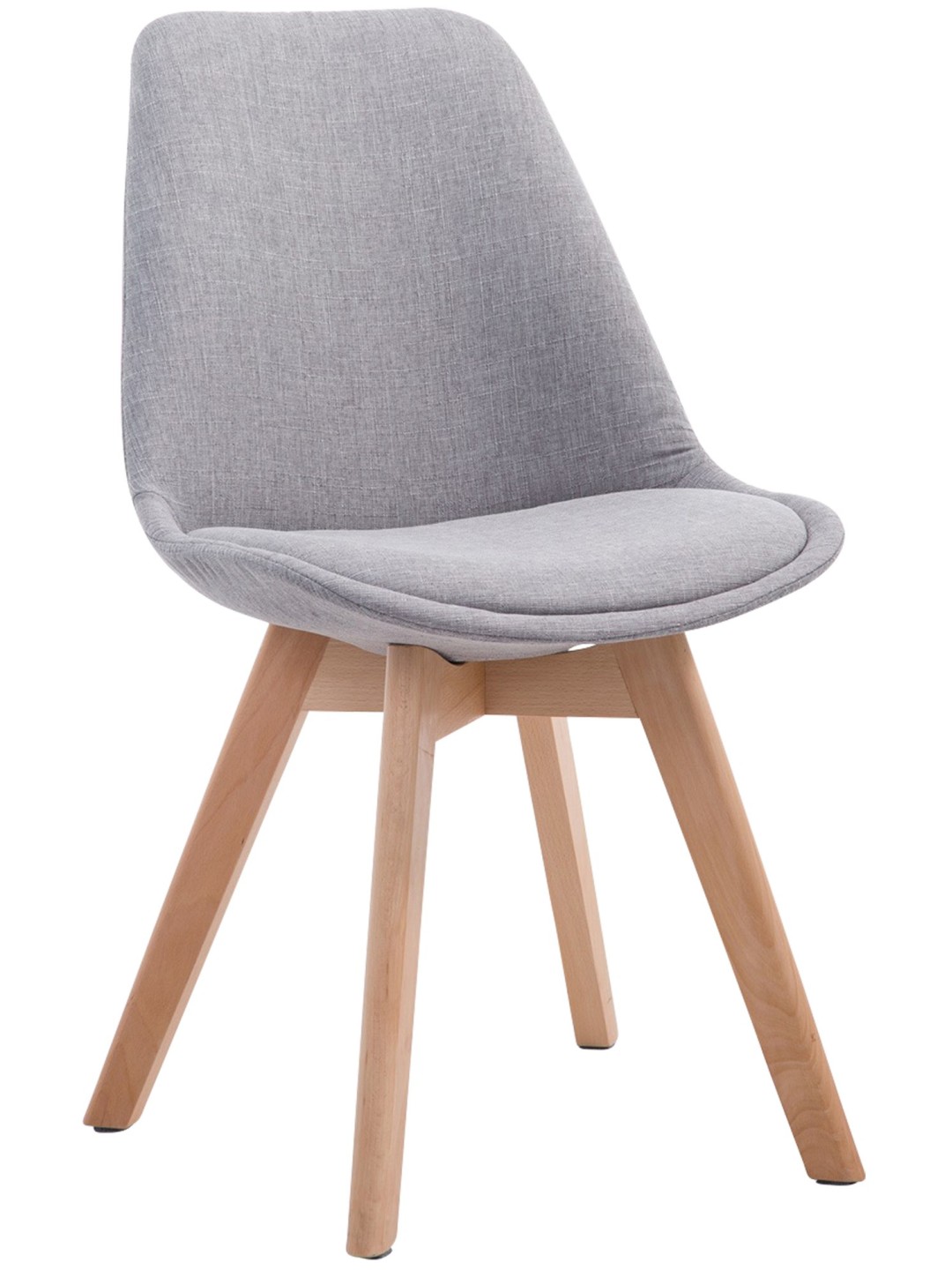 Silla de visita Borneo V2 Tejido Natura, gris