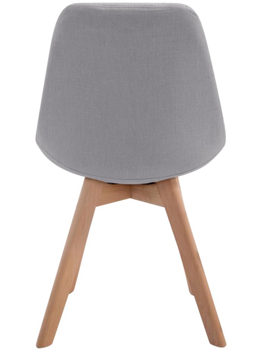 Silla de visita Borneo V2 Tejido Natura, gris