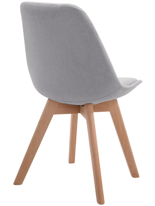 Silla de visita Borneo V2 Tejido Natura, gris