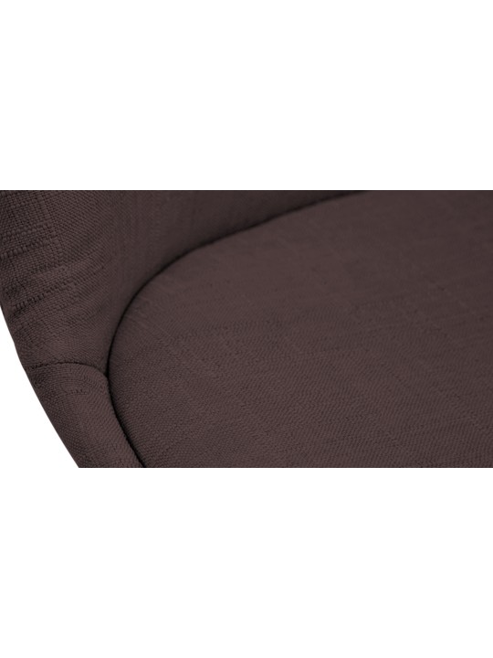 Silla de visita Borneo V2 Tejido Natura, marrón