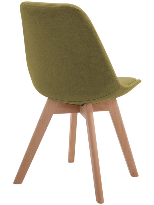 Silla de visita Borneo V2 Tejido Natura, verde