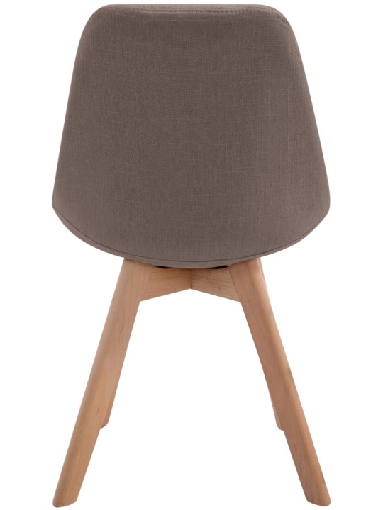 Silla de visita Borneo V2 Tejido Natura, taupe