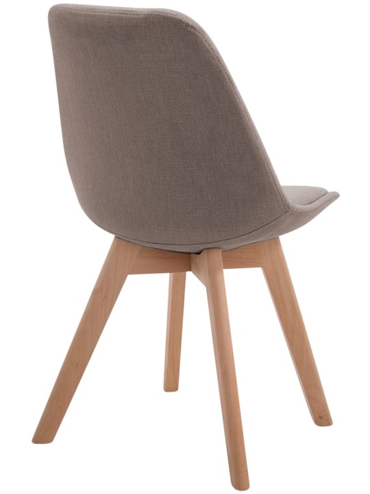 Silla de visita Borneo V2 Tejido Natura, taupe