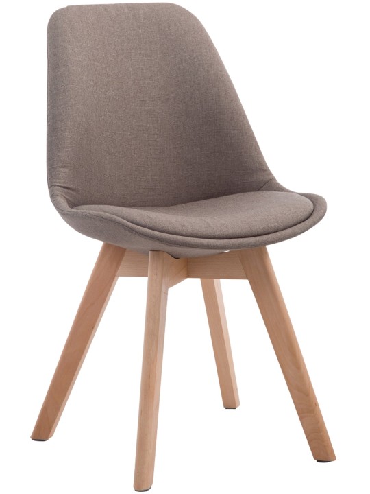 Silla de visita Borneo V2 Tejido Natura, taupe