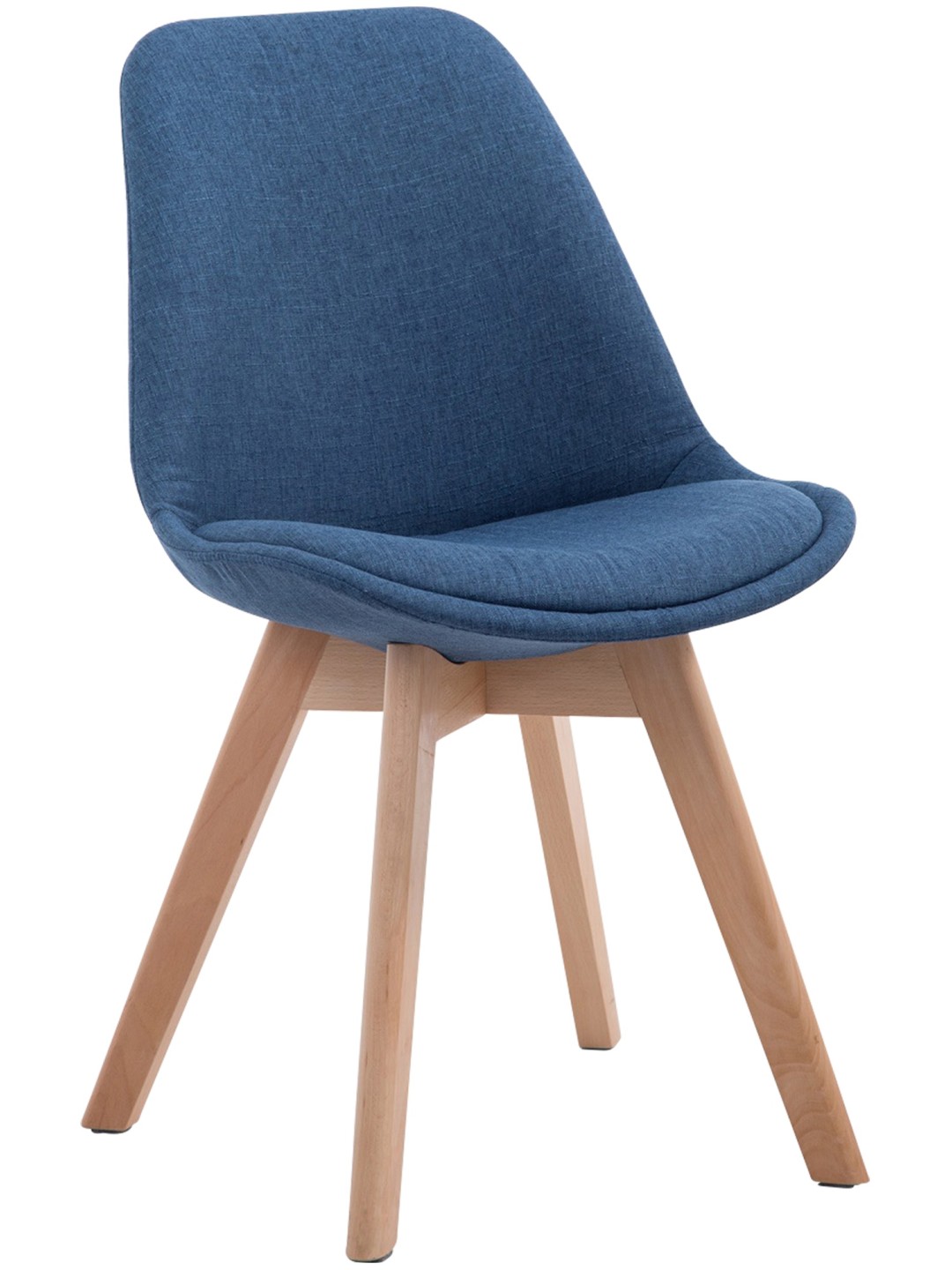 Silla de visita Borneo V2 Tejido Natura, azul