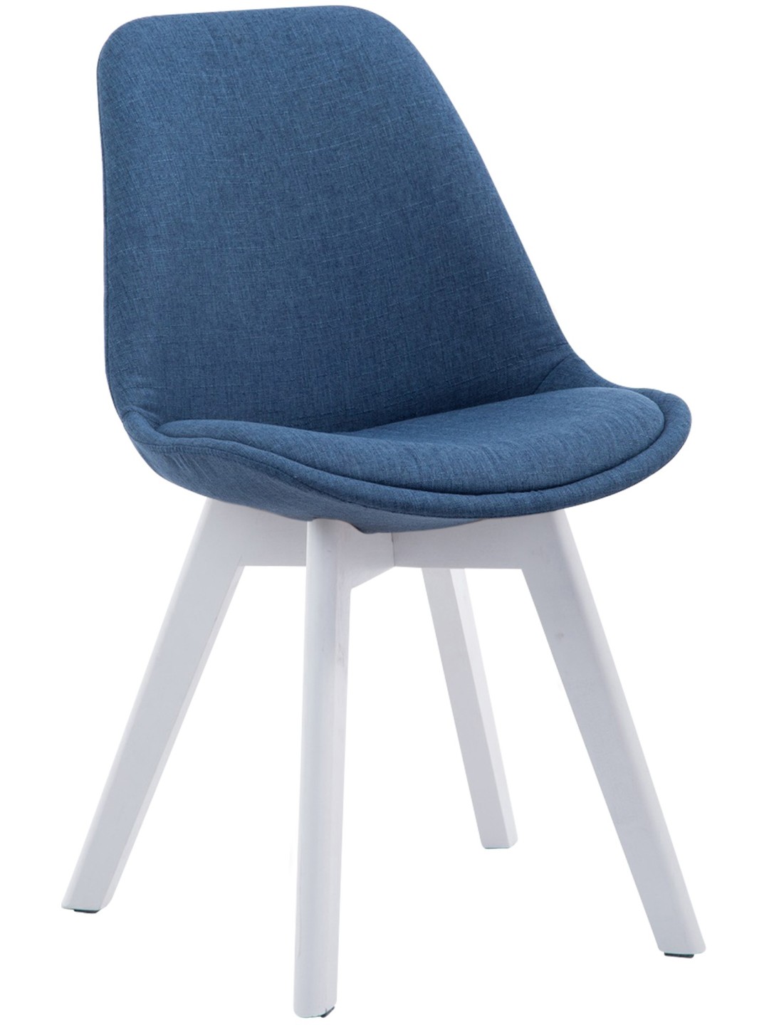 Silla de visita Borneo V2 tela, azul