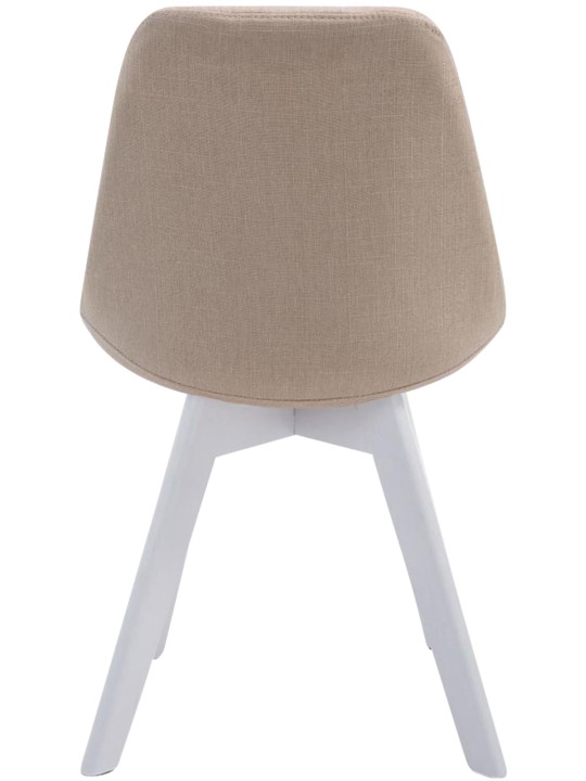 Silla de visita Borneo V2 tela, crema Silla de visita Borneo V2 tela, crema