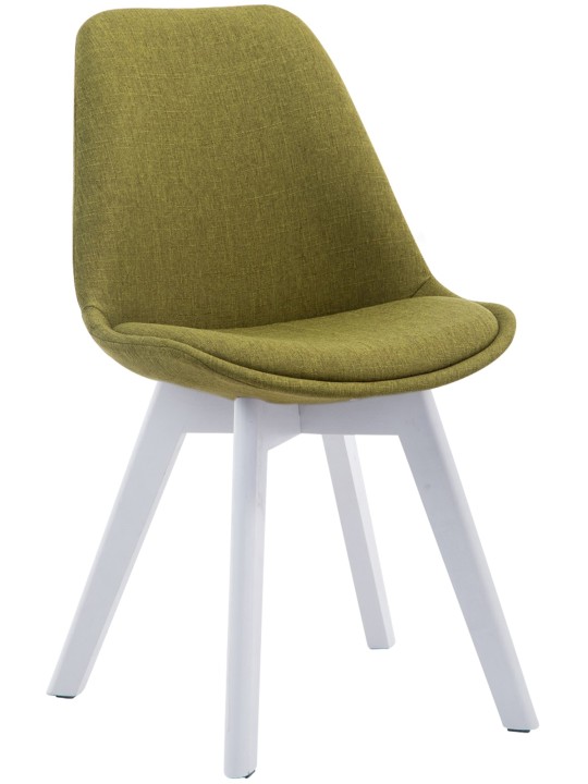 Silla de visita Borneo V2 tela, verde