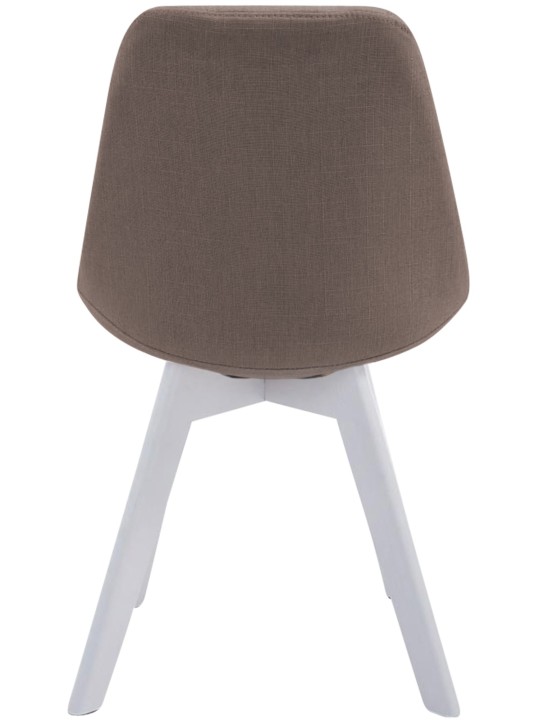 Silla de visita Borneo V2 tela, taupe