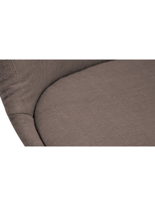 Silla de visita Borneo V2 tela, taupe