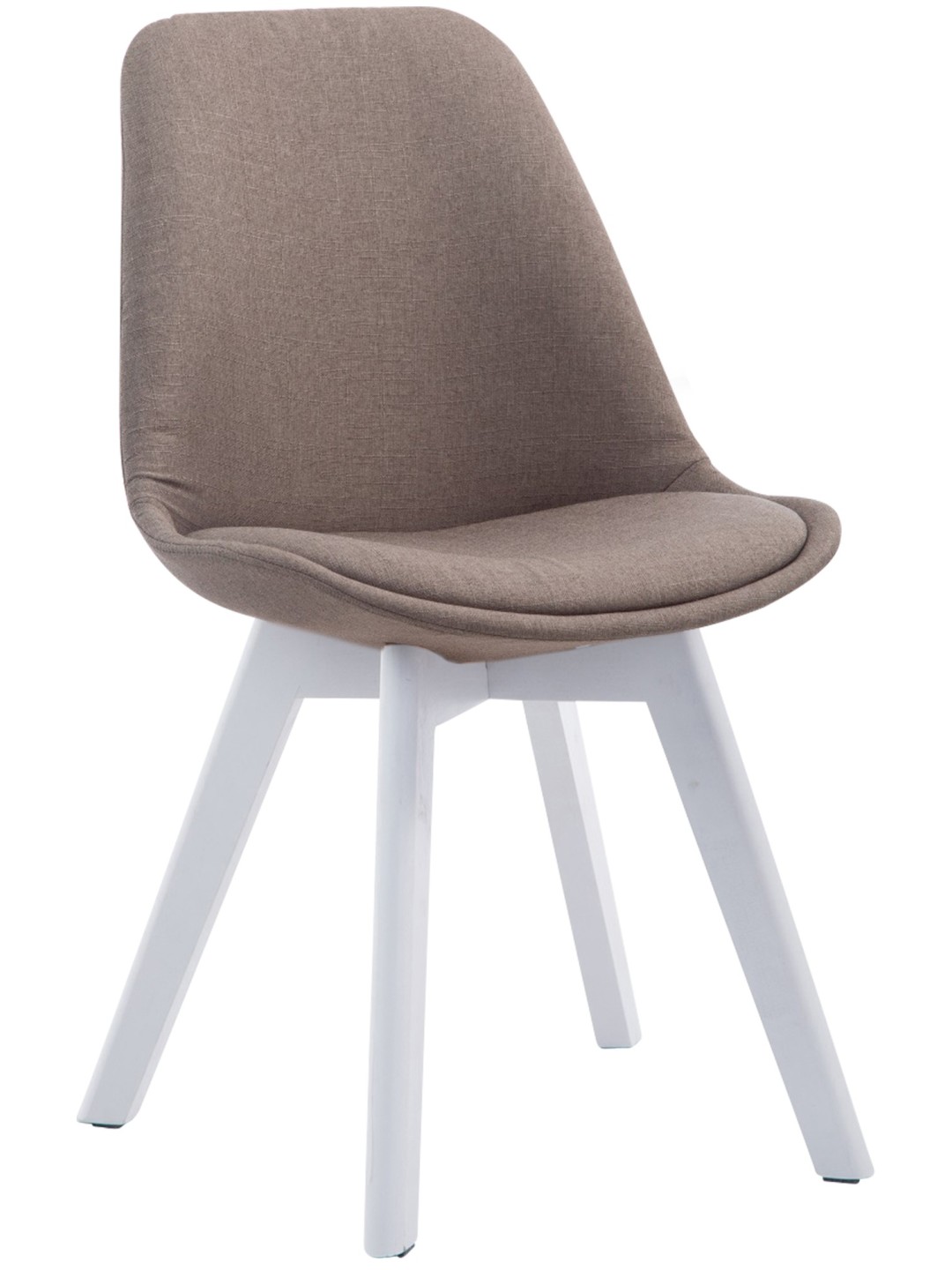 Silla de visita Borneo V2 tela, taupe