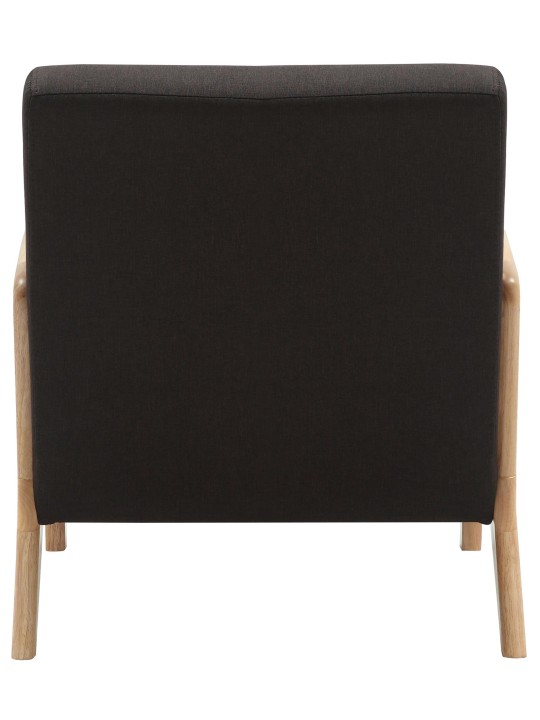 Sillón Hibbing tejido, marrón