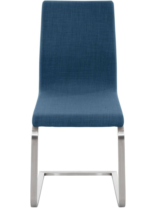 Silla de comedor Belfort TEJIDO, azul