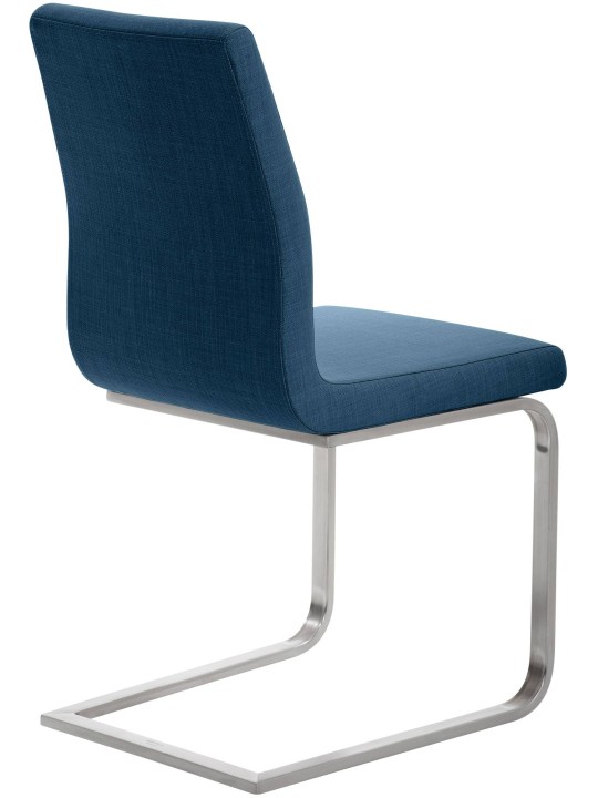 Silla de comedor Belfort TEJIDO, azul