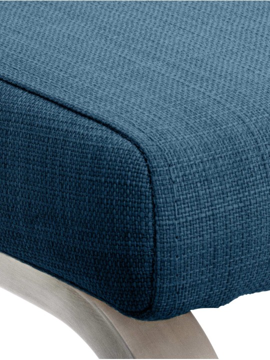 Silla de comedor Belfort TEJIDO, azul