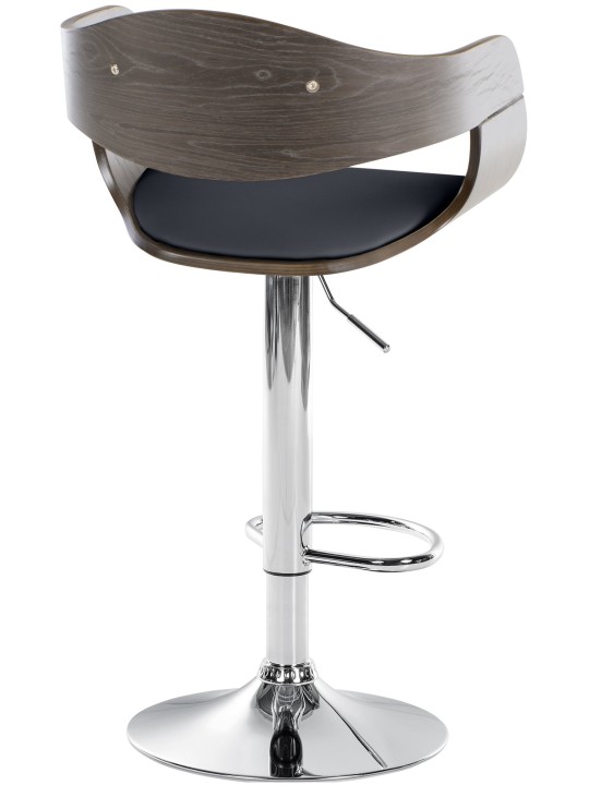Taburete de bar Kingston C, negro/gris Taburete de bar Kingston C, negro/gris