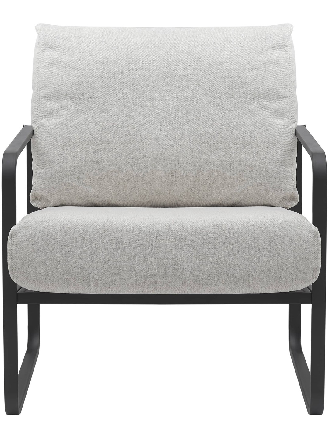 Tumbona Manea tela, crema