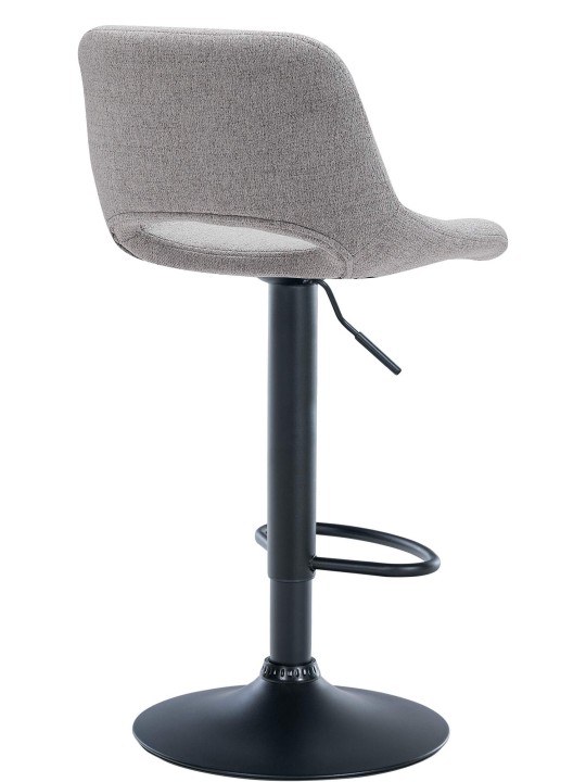 Taburete de bar tela Camden, gris claro