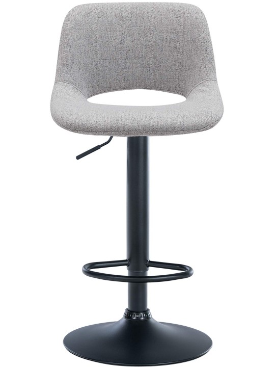 Taburete de bar tela Camden, gris claro