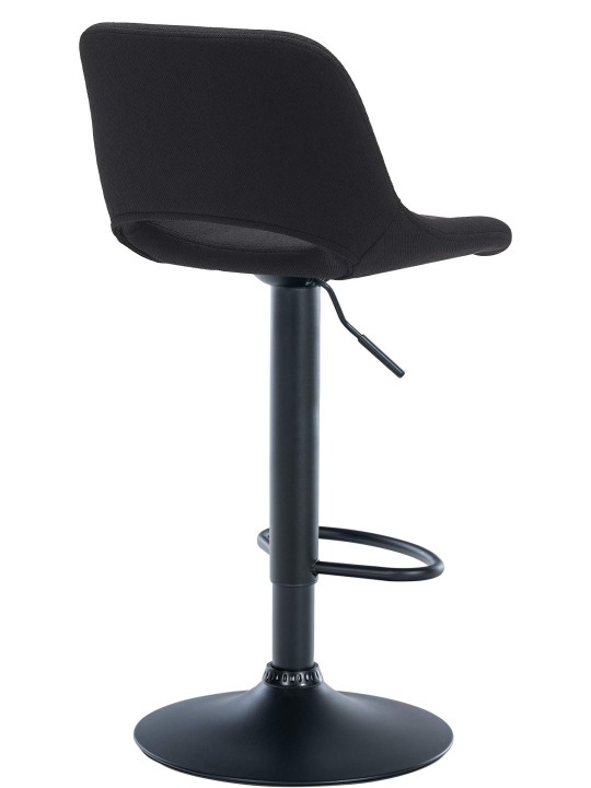 Taburete de bar tela Camden, negro Taburete de bar tela Camden, negro
