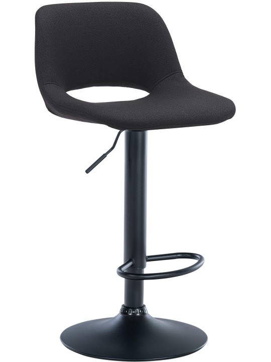 Taburete de bar tela Camden, negro Taburete de bar tela Camden, negro