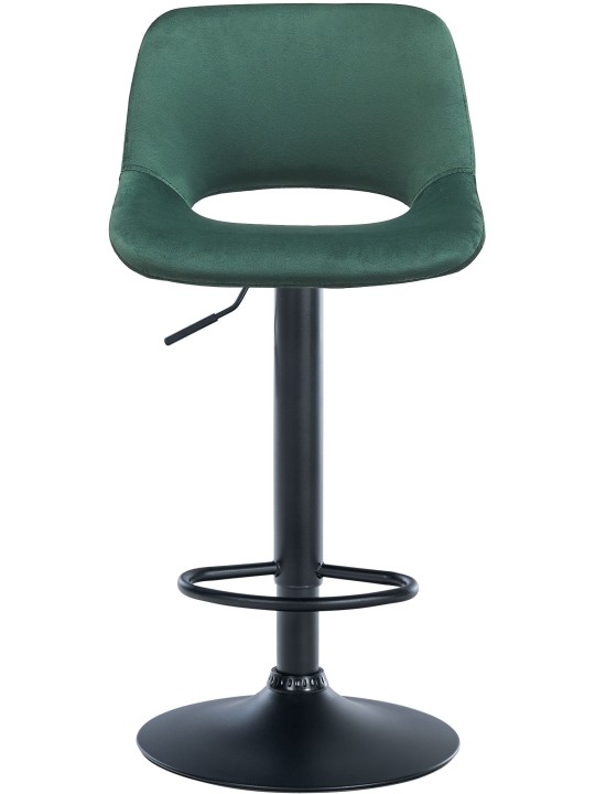 Taburete de bar Camden terciopelo, verde