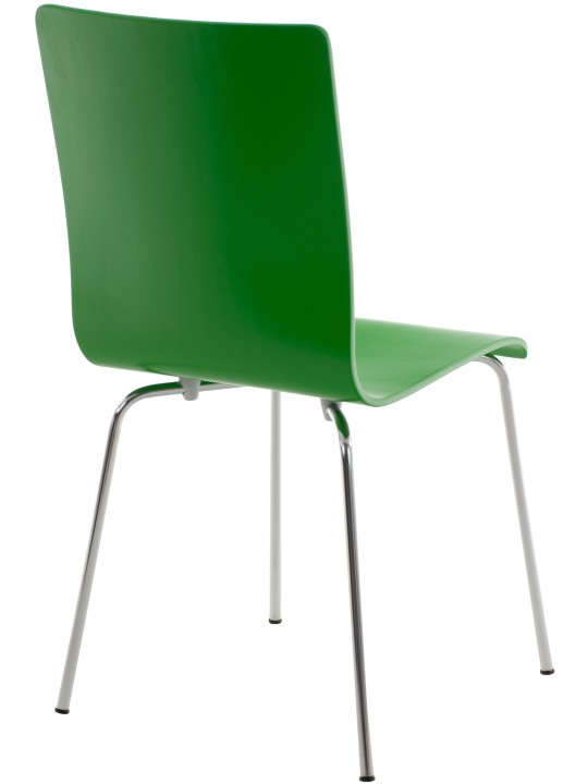 Juego de 4 sillas de visita Pepe, verde Juego de 4 sillas de visita Pepe, verde