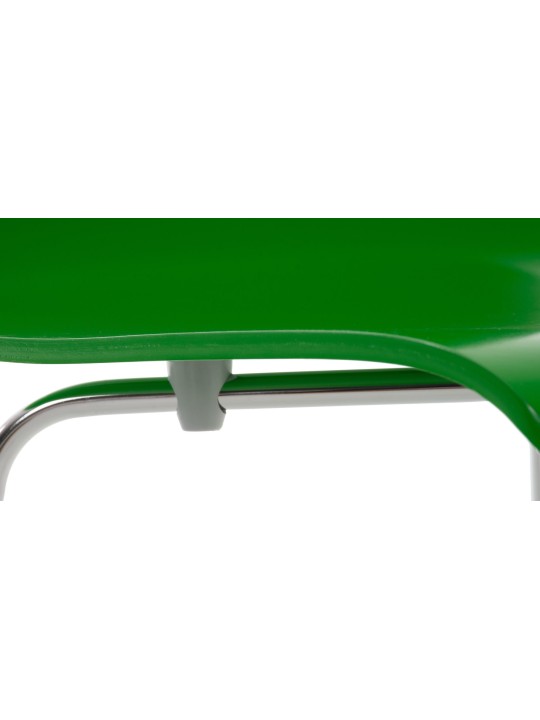 Juego de 4 sillas de visita Pepe, verde Juego de 4 sillas de visita Pepe, verde