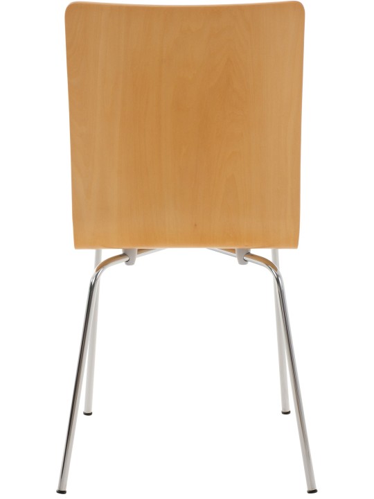 Juego de 2 sillas de visita Pepe, natural